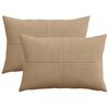 vidaXL Spilvenu pārvalks 2 pcs ALMELO Brūna 30 x 50 cm kordurojs