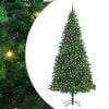 vidaXL Mākslīgā Ziemassvētku eglīte su 300 LED ar statīvu Zaļa 300 cm