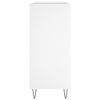 vidaXL skapītis, 84,5x38x89 cm, inženierijas koks, balts