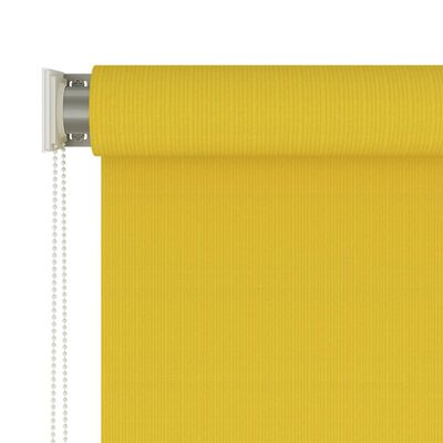 vidaXL āra ruļļu žalūzijas, 220x140 cm, dzeltenas