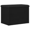 vidaXL Sols ar glabātuvi Melns ozols 62 x 42 x 45 cm Inženierijas koks