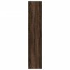 vidaXL grāmatplaukts, brūna ozola, 57x28,5x107,5 cm, inženierijas koks