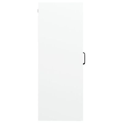 vidaXL piekarams skapītis, spīdīgi balts, 69,5x34x90 cm