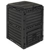 vidaXL Dārza kompostētājs Melns 59,5 x 60 x 81,5 cm 280 l 100% PP