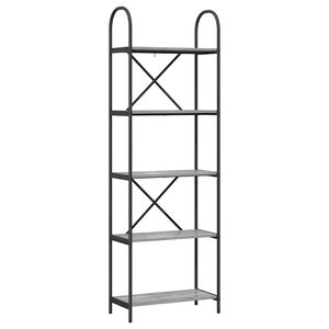 vidaXL Grāmatu plaukts 5 līmeņi 60 x 30 x 183 cm Inženierijas koks