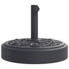 vidaXL saulessarga pamatne ar riteņiem, &Oslash;38 / 48 mm kātiem, 25 kg