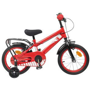 vidaXL Bērnu Velosipēds 12 Collas no 2-4 gadiem Sarkana