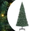 vidaXL Zaļa 500 cm PVC