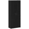 vidaXL Biroja skapis Melns ozolkoks 60 x 32 x 152,5 cm