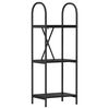 vidaXL Grāmatu plaukts 3 līmeņi 40 x 30 x 109 cm Inženierijas koks