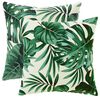 vidaXL Spilvenu pārvalks 2 pcs HEERLEN Lapu raksts 45 x 45 cm