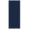 vidaXL balkona aizslietnis, 100x240 cm, zils oksforda audums