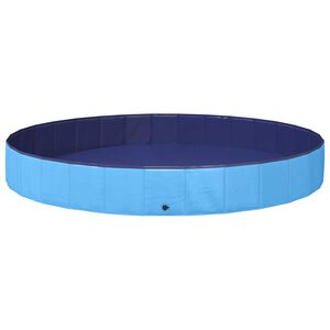 vidaXL Suņu baseins &Oslash;300 x 38 cm Bieza PVC Zila