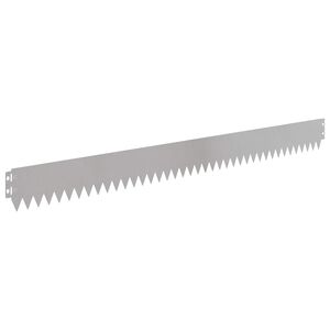 vidaXL Zāliena Apmale 10 gab. 103 x 10 cm Stainless Steel Sudraba