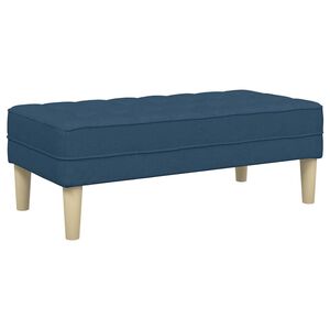 vidaXL sols ar spilvenu Zila 113 x 57 x 39 cm audums