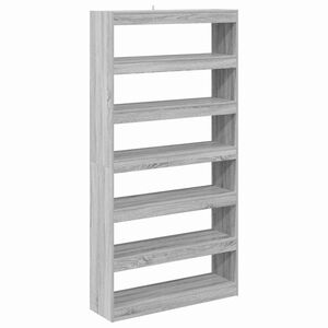 vidaXL Grāmatplaukts 6 līmeņi 100 x 30 x 198 cm Inženierijas koks