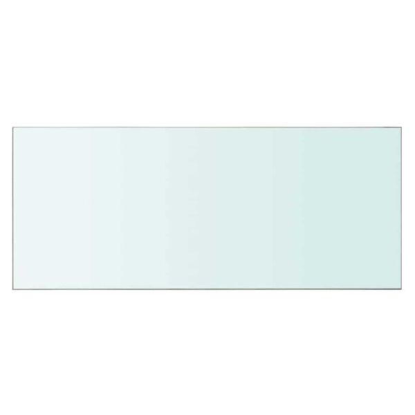 vidaXL sienas plaukts, 70x30 cm, caurspīdīgs stikls