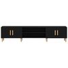 vidaXL Televizora skapī&scaron;a Melns ozolkoks 180 x 31,5 x 40 cm
