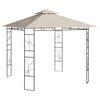 vidaXL dārza nojume, 3x3x2,7 m, krēmkrāsas, 160 g/m&sup2;