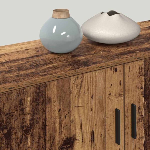 vidaXL Sienā piestiprināta TV skapī&scaron;a komplekts 3 pcs Vecs koks