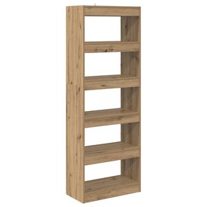 vidaXL Grāmatplaukts 5 līmeņi 60 x 30 x 166 cm Inženierijas koks