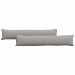 vidaXL Dīvāna spilveni 2 pcs Mākoņu pelēka 200 x 40 cm audums