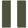 vidaXL Augu statīvs 2 pcs Olīvu zaļa 24 x 24 x 75 cm Tērauds