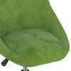 vidaXL grozāms virtuves krēsls, gai&scaron;i zaļ&scaron; samts