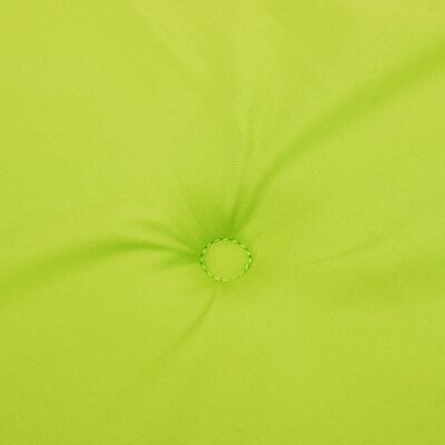 vidaXL dārza sola matracis, 180x50x3 cm, audums, spilgti zaļš