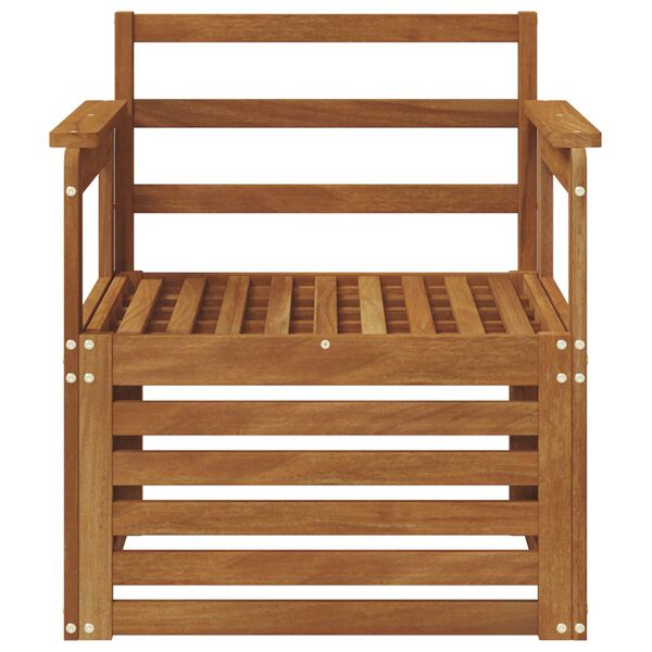 vidaXL Āra dīvānu komplekts Dabiska 71 x 63 x 73 cm