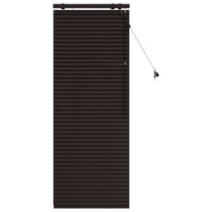 vidaXL Venēcijas žalūzija Tum&scaron;i brūna 65 x 160 cm 35 mm