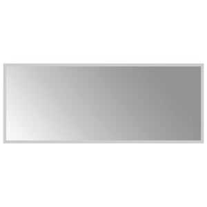 vidaXL LED vannas spogulis Caurspīdīgs 100 x 40 cm rūdīts stikls