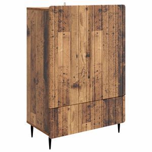 vidaXL Puse ar atvilktni Vecs koks 66 x 34,5 x 97 cm Inženierijas koks