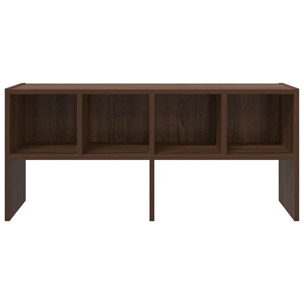 vidaXL apavu skapis saliekamas brūna ozolkoka 89,5x30x40 cm