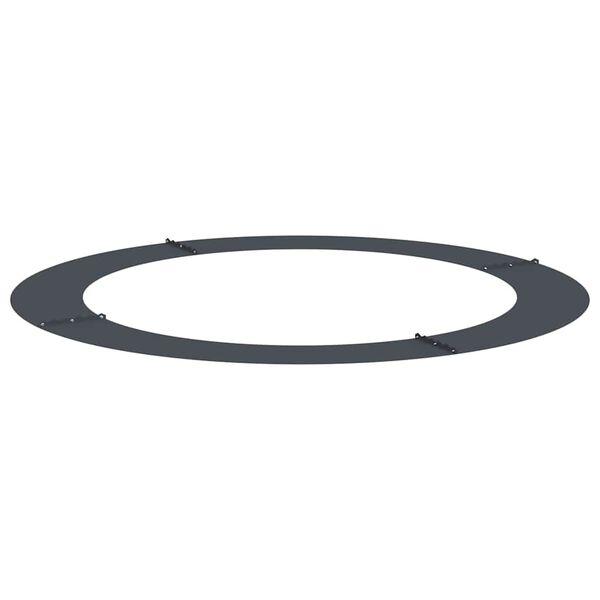 vidaXL piemērots plakaniem koka gredzeniem 5 pcs Antracīts &Oslash;90 / 120 cm