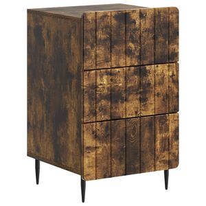 vidaXL Nakts skapītis Kūpināts ozols 43x 41 x 68 cm Inženierijas koks