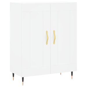 vidaXL kumode, balta, 69,5x34x90 cm, inženierijas koks