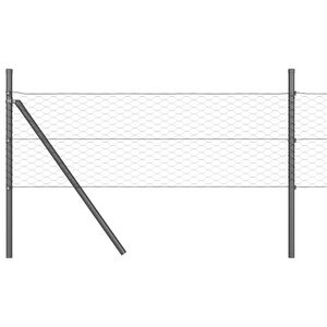 vidaXL Žoga āķis Pelēka