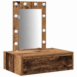 vidaXL Dressing galds Brūna 60 x 40 x 70 cm Inženierijas koks