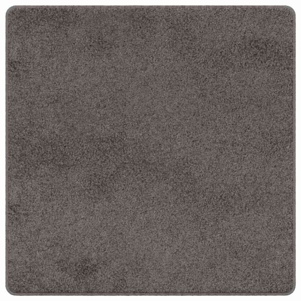 vidaXL Paklāja skrējējs Pelēka 100 x 100 cm 100% Polipropilēna Ku&scaron;ķis