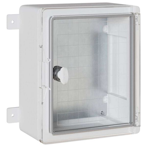 vidaXL Kontroles skapis Pelēka 47 x 20 x 60 cm ABS plastmasa