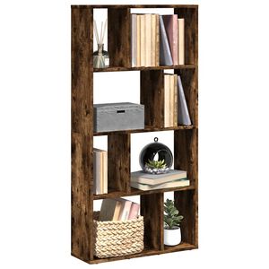 vidaXL grāmatu plaukts, ozola krāsa, 60x20x120,5 cm, inženierijas koks