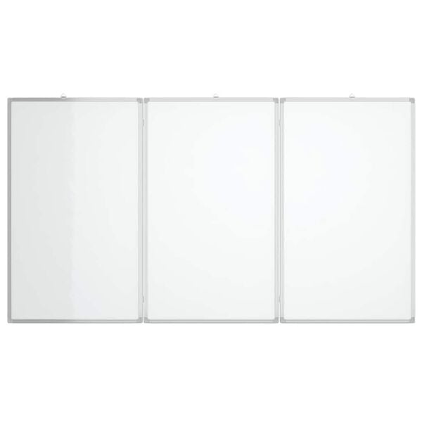 vidaXL magnētiska tāfele, salokāma, 180x100x1,7 cm, alumīnijs