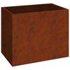 vidaXL Dārza stādītājs Rūsa 50 x 32 x 40 cm Novecināts tērauds