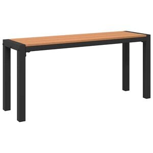 vidaXL Dārza sols Brūna 100 x 28 x 45cm Tērauds