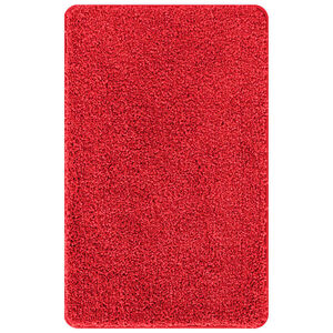 vidaXL Pret-slīdo&scaron;s vannas paklājs Sarkana 50 x 80 cm PP