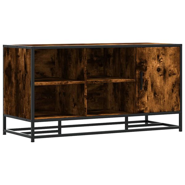 vidaXL apavu skapītis, ozola, 100x40x53,5 cm, inženierijas koks&metāls