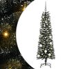 vidaXL Mākslīgā Ziemassvētku eglīte su 150 LED ar statīvu Zaļa 150 cm