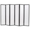 vidaXL aizslietnis, 6 paneļi, 240x170cm, japāņu stils, melns