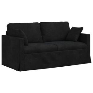 vidaXL Dīvāns Melna 158 x 78 x 80 cm Samts